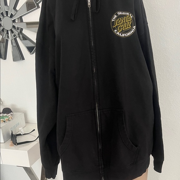 The original Santa Cruz California,women’s,Black Jacket with Gold Logo Size 2XL - Picture 6 of 17